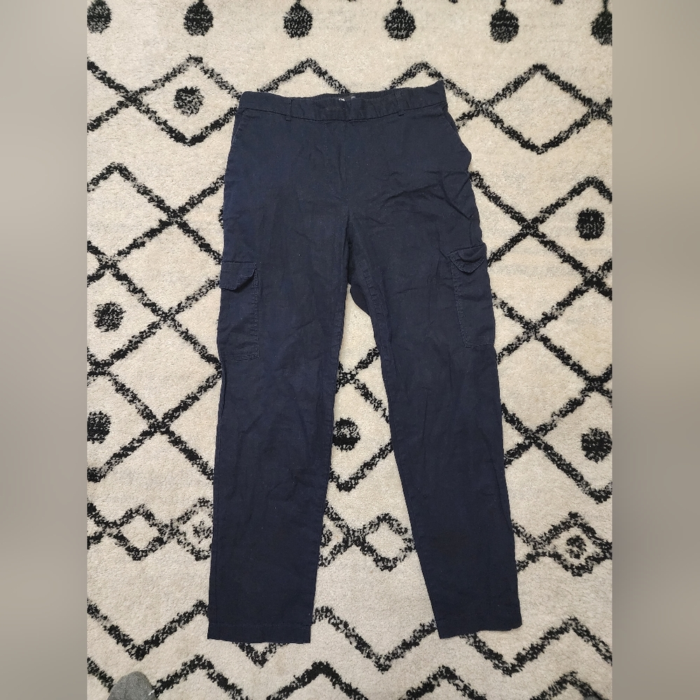 Womens Zara cotton cargo pants